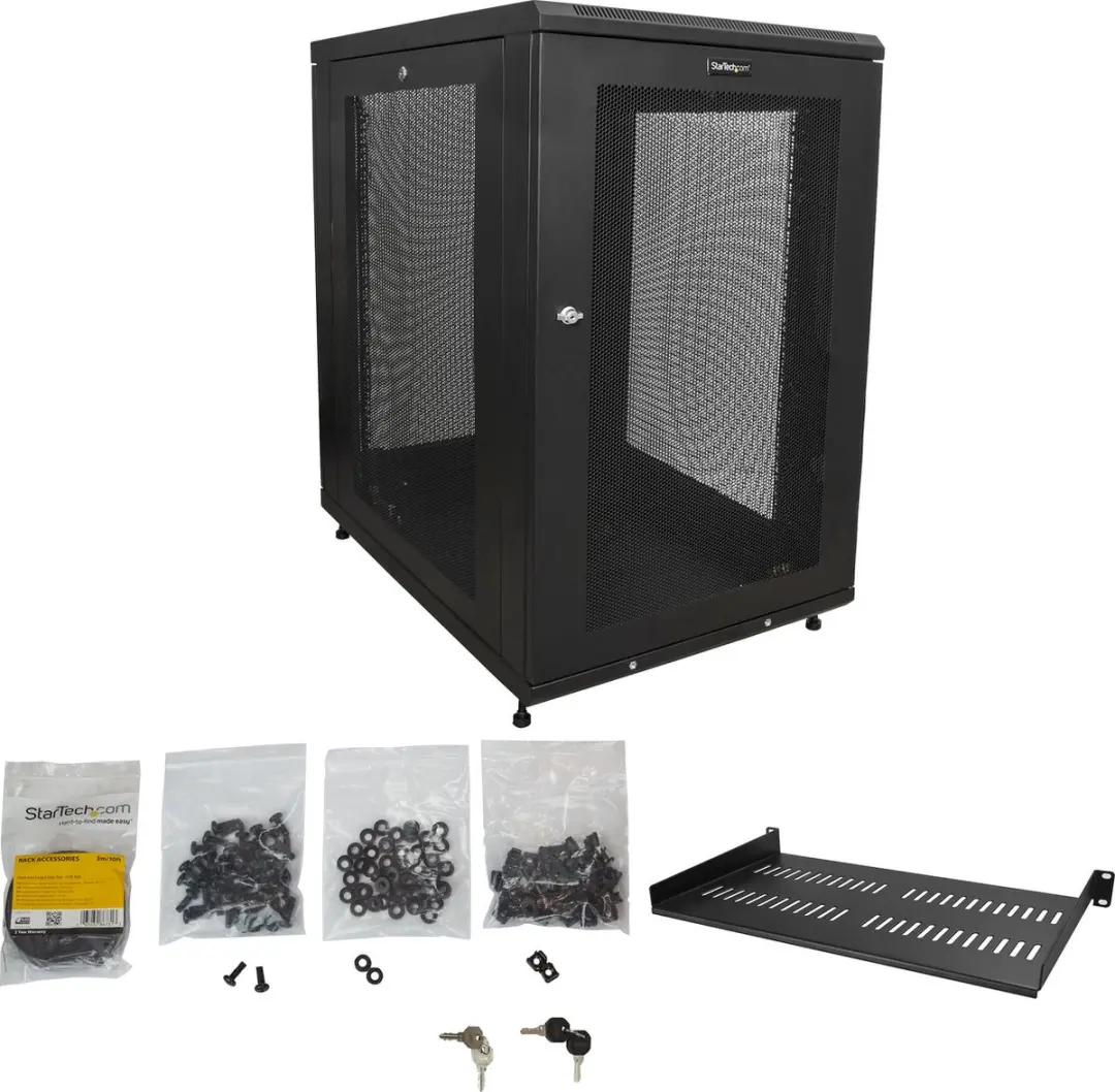 Startech RK1833BKM Serverkast 18U - 78cm Diep - Zwart