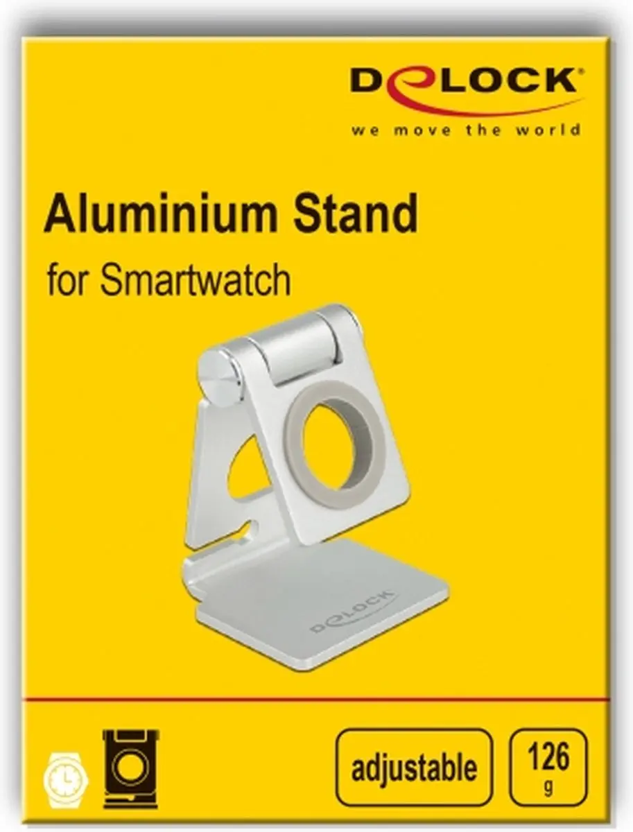Delock Smartwatchhouder - Zilver