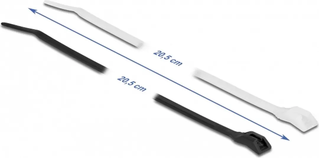 Delock Kabelbinders 205x2.5mm - 100 Stuks