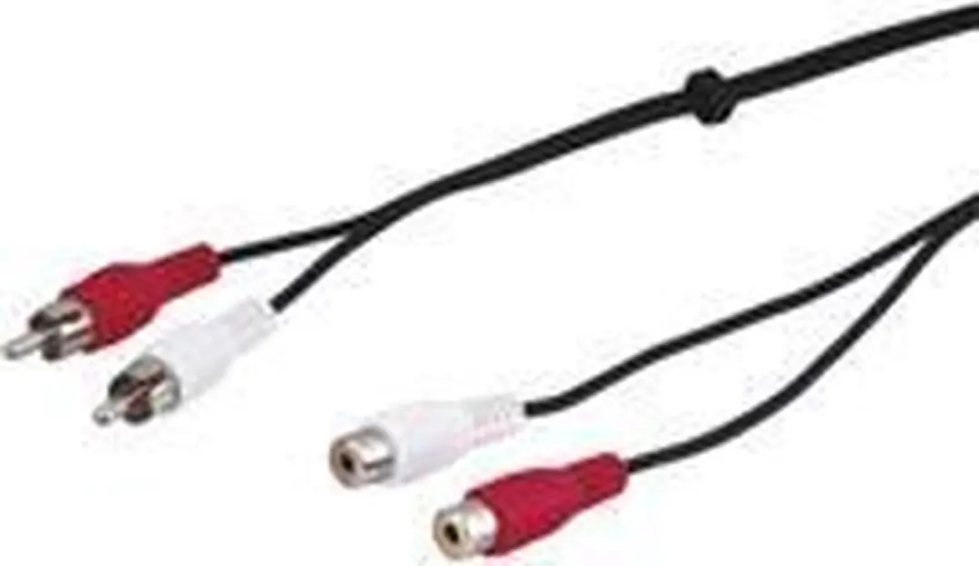 Goobay AVK 125-150 1.5m - 10 Stuks - Zwart