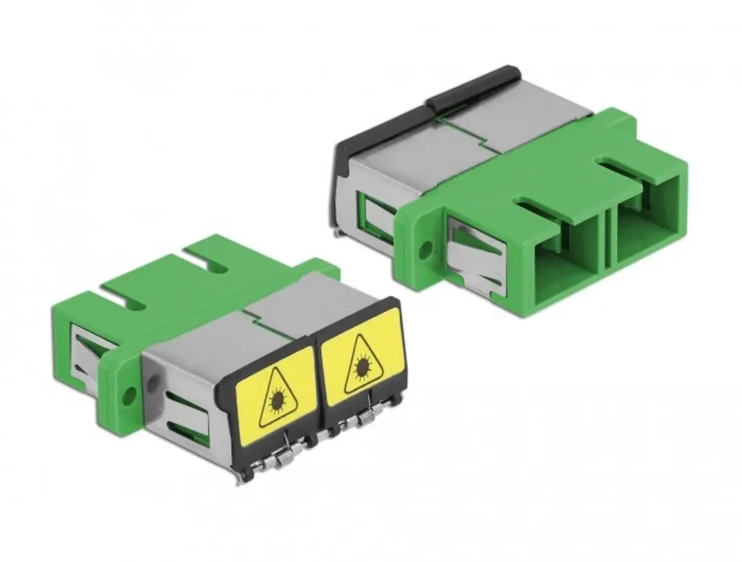 Delock 86892 Glasvezelkoppelaar SC Duplex - Single-mode - Groen