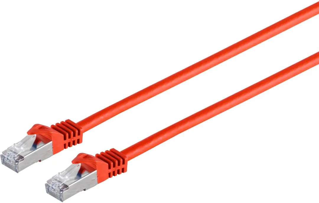 Goobay Wentronic 91571 Cat 6 STP-kabel RJ45 0,25m - Rood