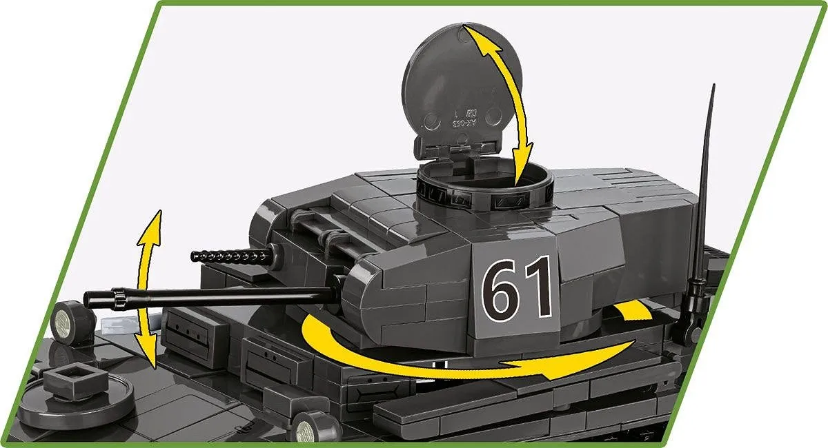 Cobi Panzerkampfwagen II Ausf. F Bouwset 813 Stuks - Meerkleurig