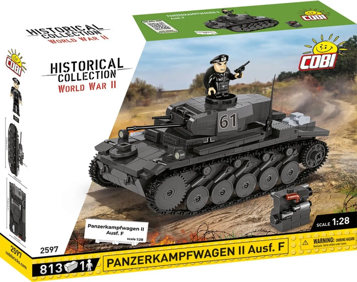 Cobi Panzerkampfwagen II Ausf. F Bouwset 813 Stuks