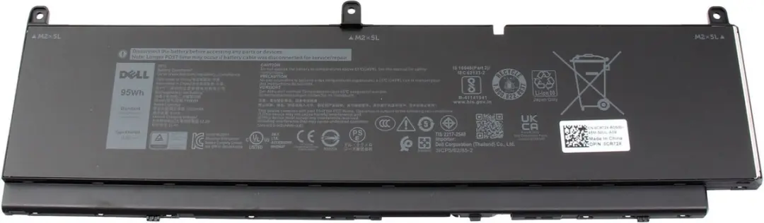 Dell 68ND3 Batterij - 95Wh