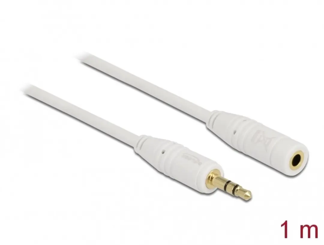 Delock Stereo Jackkabel 3.5mm M>V 1m