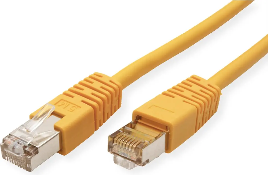 Roline Patchkabel Cat.5e SF/UTP Geel 1m