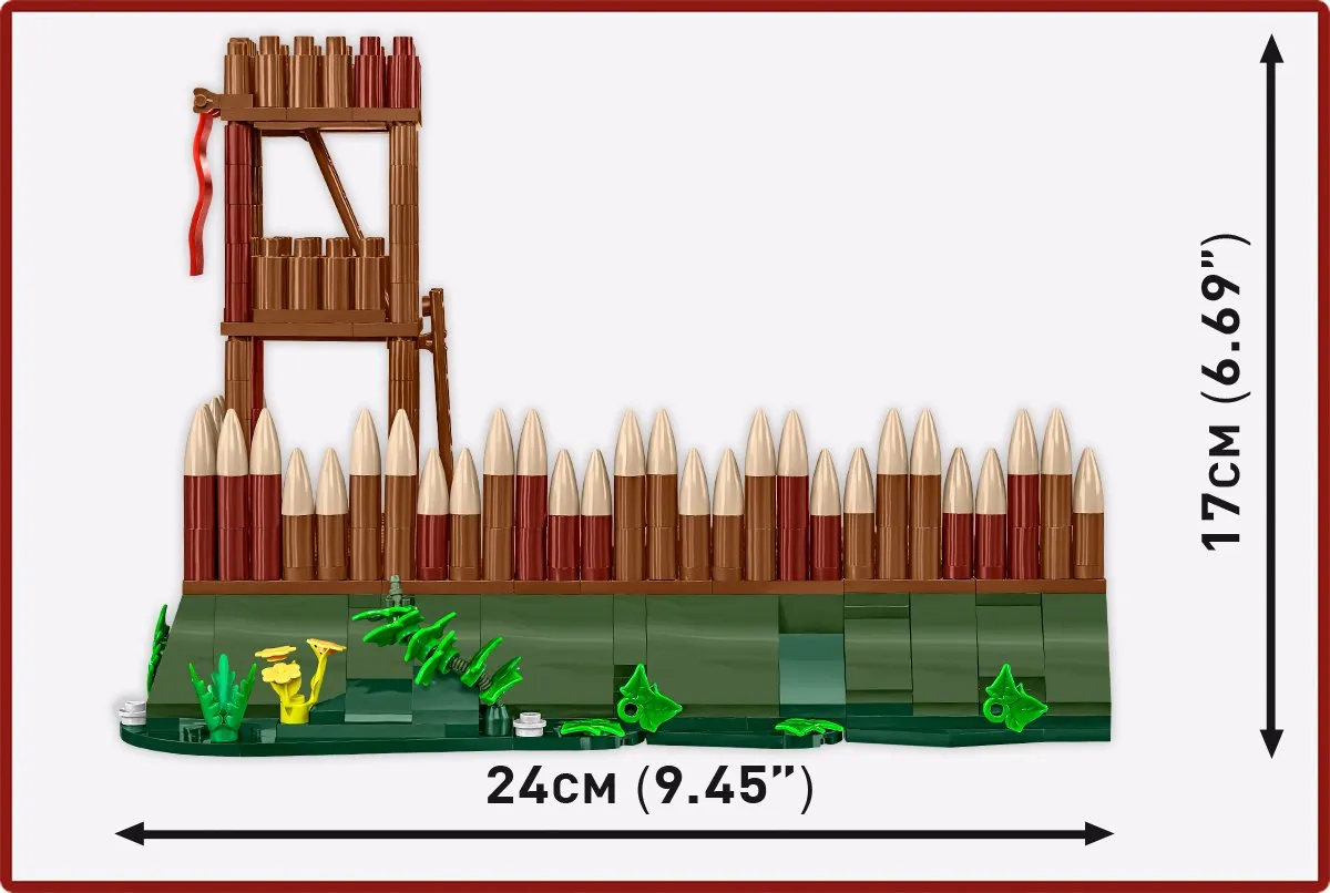 Cobi 20076 Romeinse Wachtoren - 628 Stukken - 3 Minifiguren