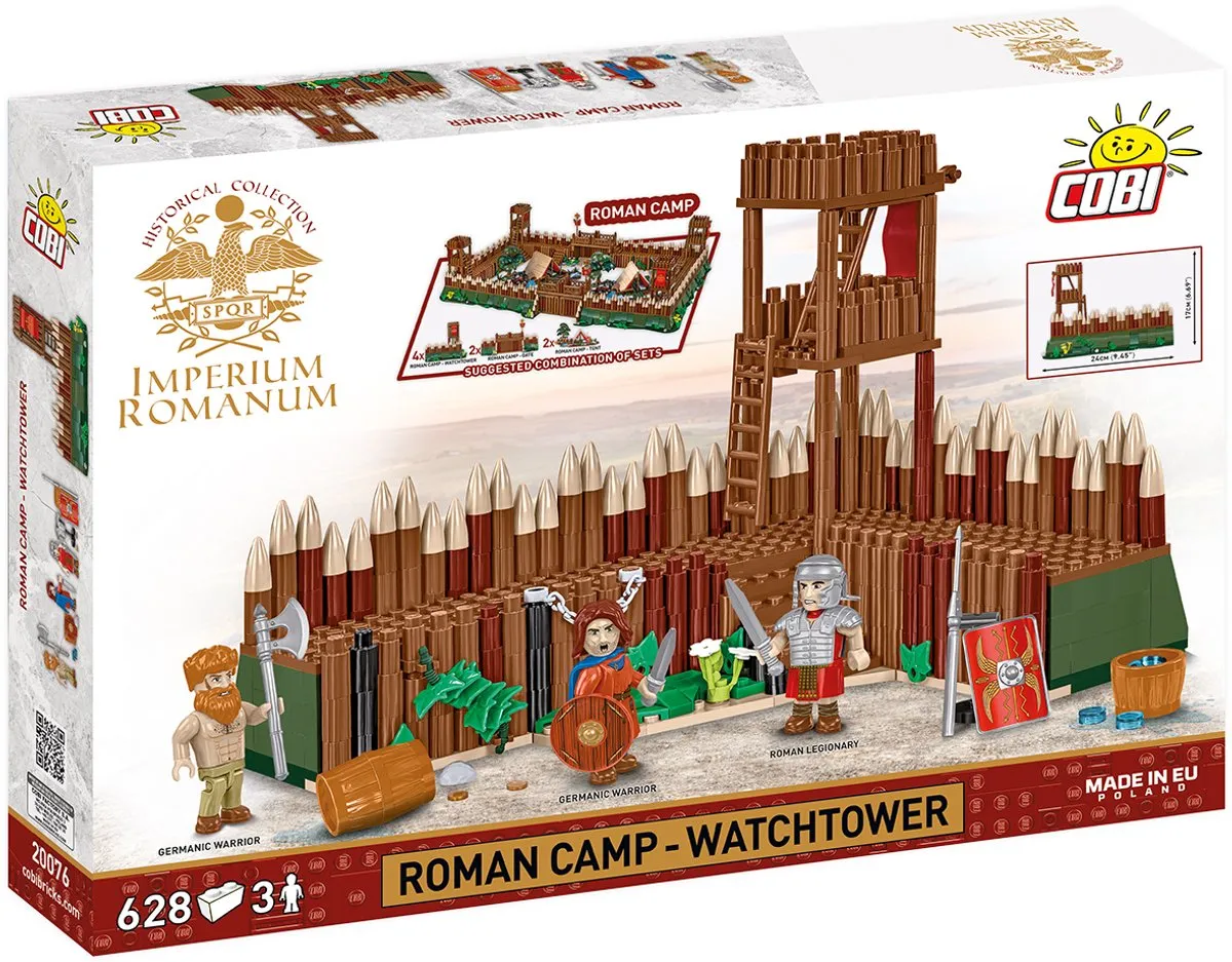 Cobi 20076 Romeinse Wachtoren - 628 Stukken - 3 Minifiguren