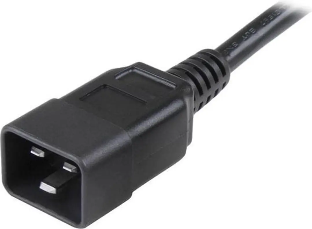 Startech PXTC19201410 C19 naar C20 Voedingskabel 10ft - Zwart