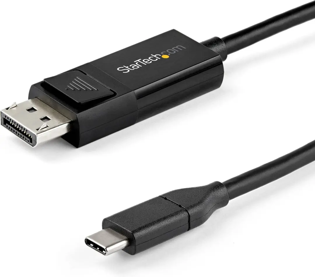 Startech USB-C naar DisplayPort Kabel KD20376 - 8K 60Hz - 1m - Zwart