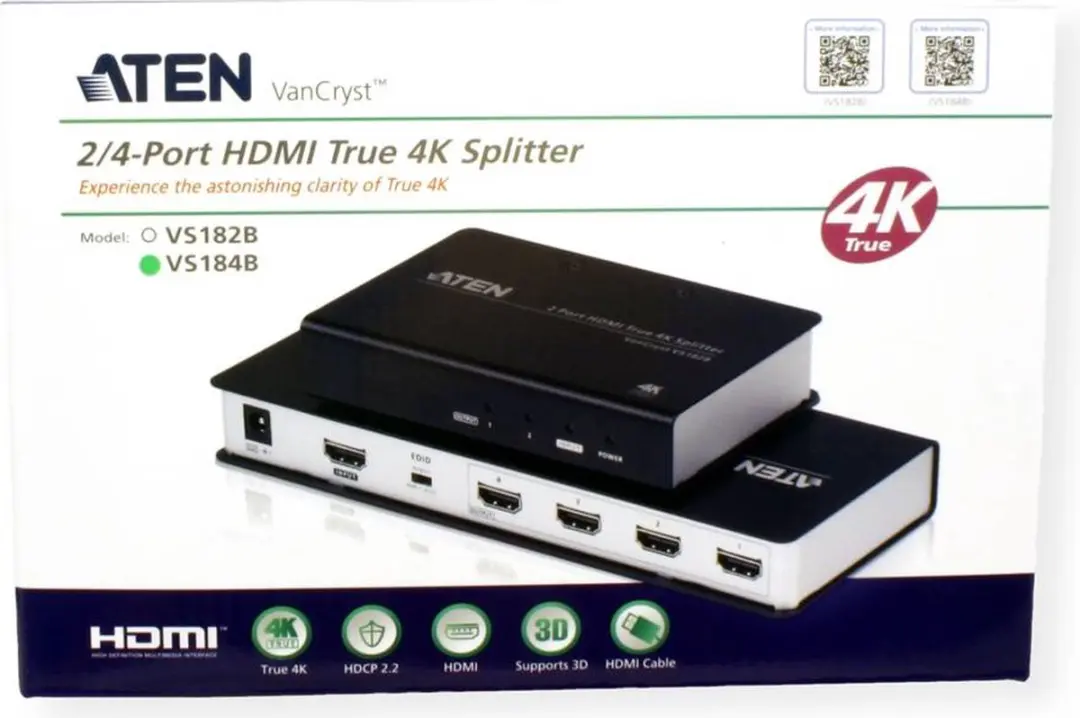 ATEN VS184B HDMI Splitter 4 Poorten - 4K/2K