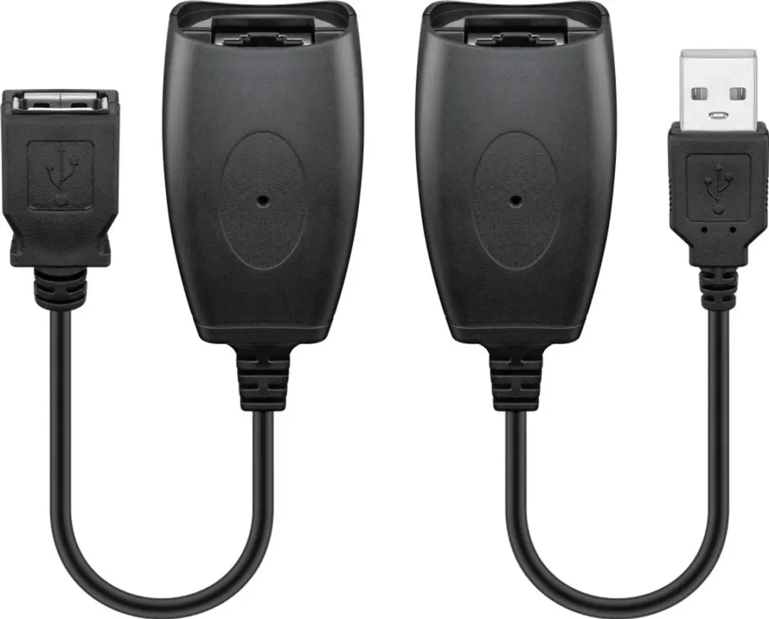 Goobay USB Extensiekabel CAT 40m