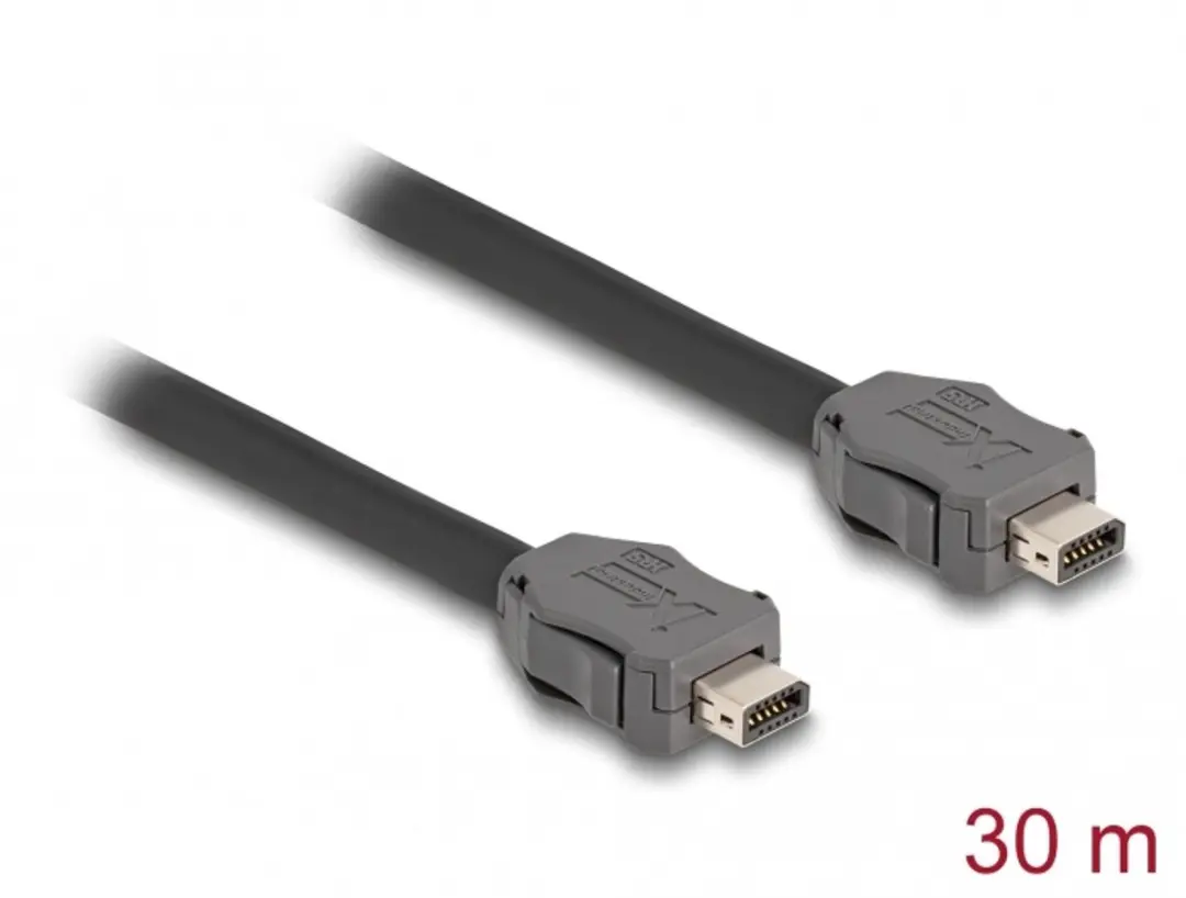 Delock Cable ix Industrial A-coded Cat.7 30m