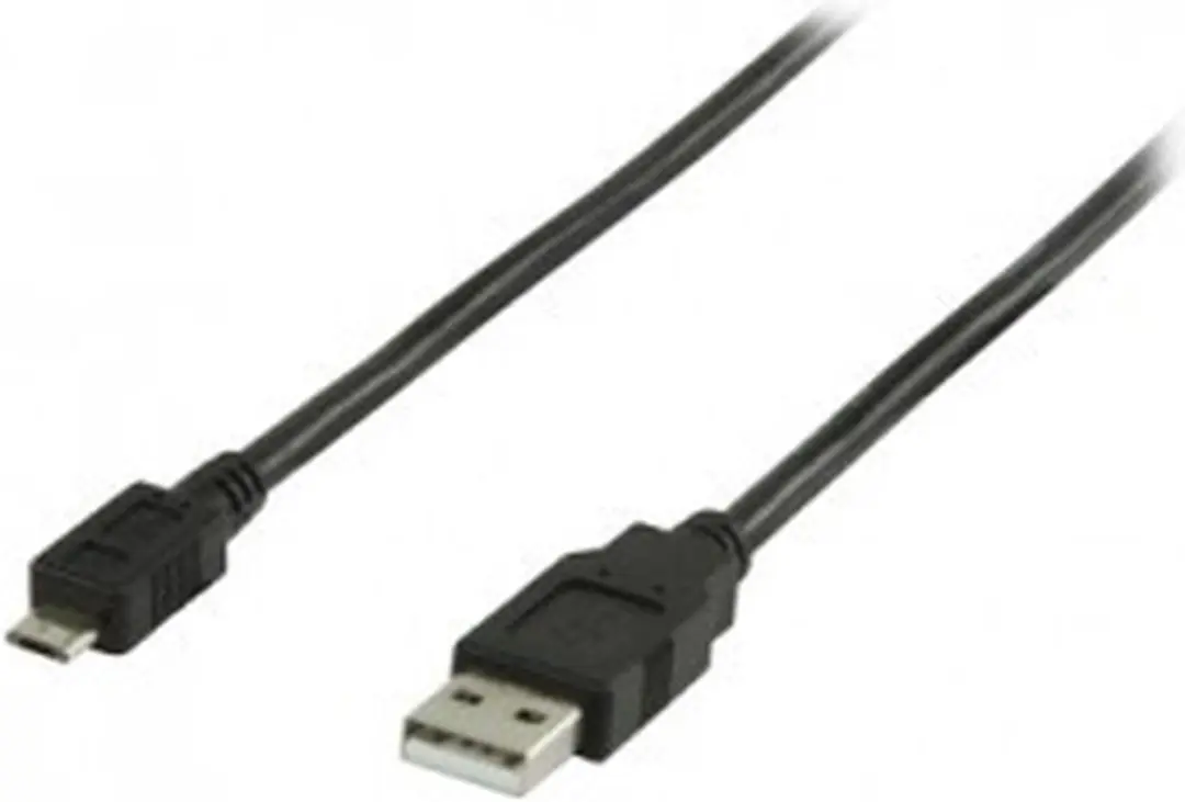 Nedis USB 2.0 A naar Micro-B Kabel 0,5m - 10W - 480Mbps - Zwart