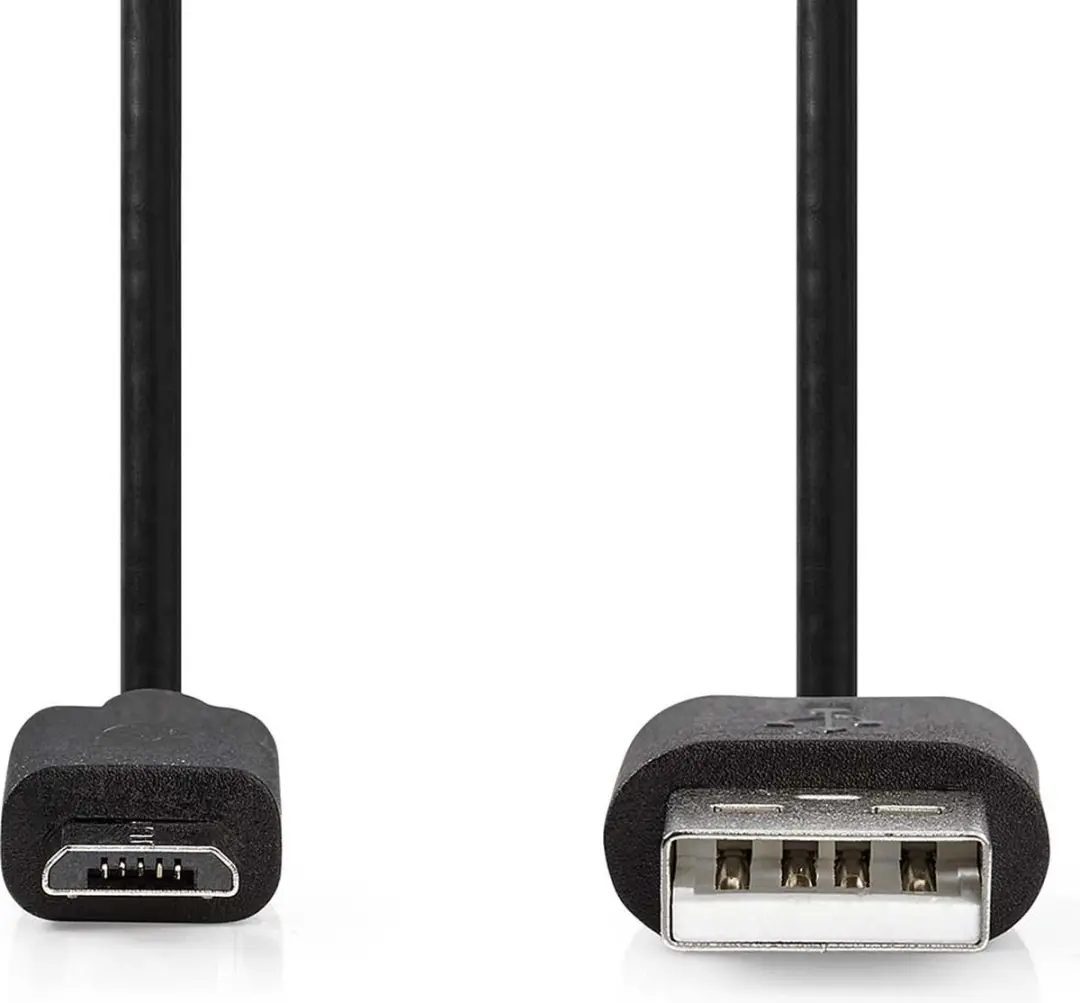 Nedis USB 2.0 A naar Micro-B Kabel 0,5m
