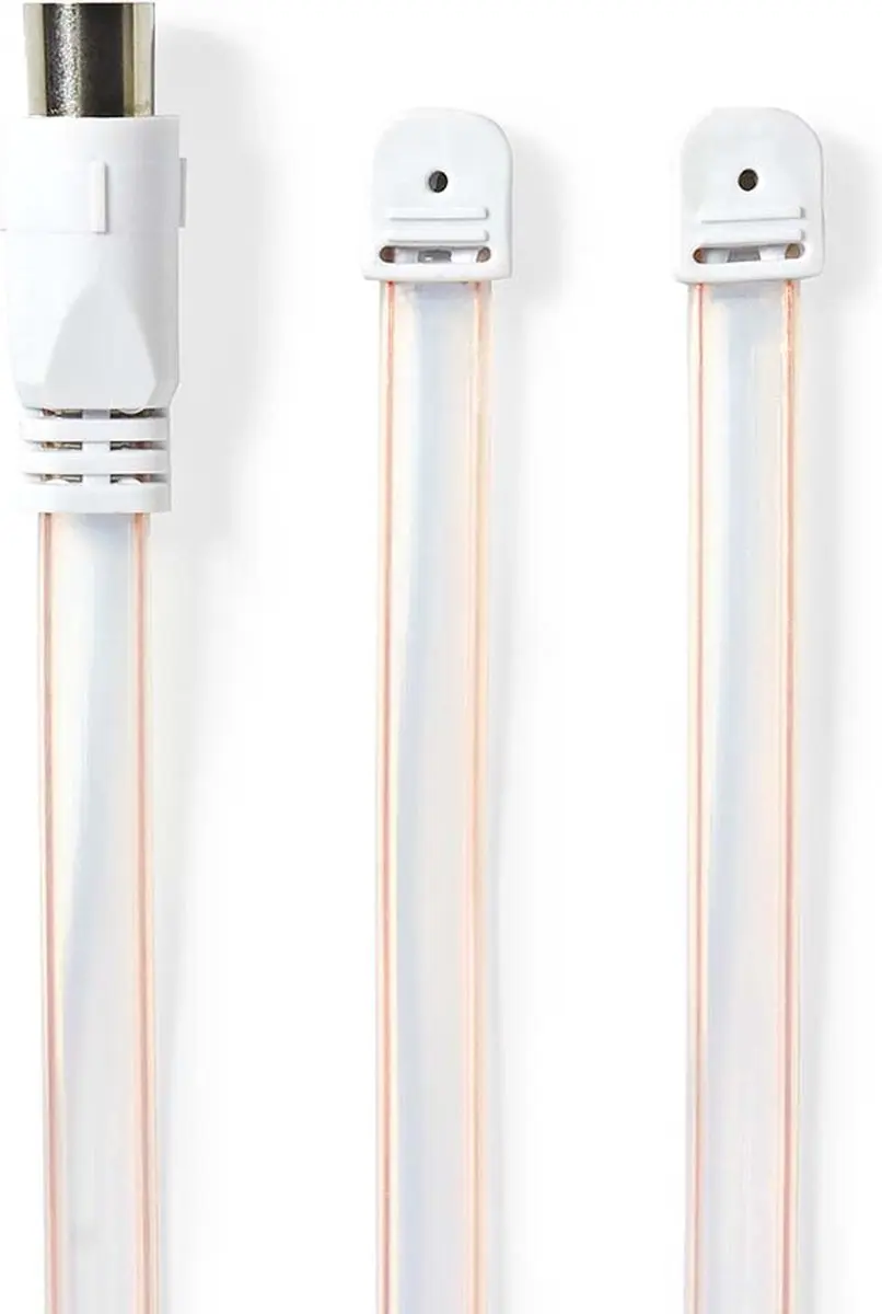 Nedis Coaxkabel IEC Male Open 1.90m - 50 Ohm - Wit