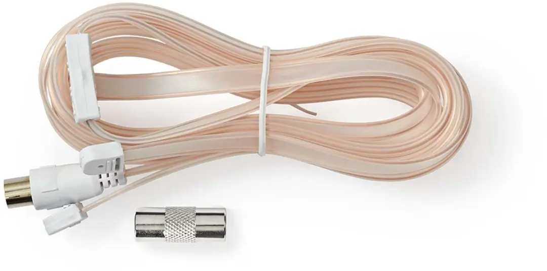 Nedis Coaxkabel IEC Male Open 1.90m - 50 Ohm - Wit