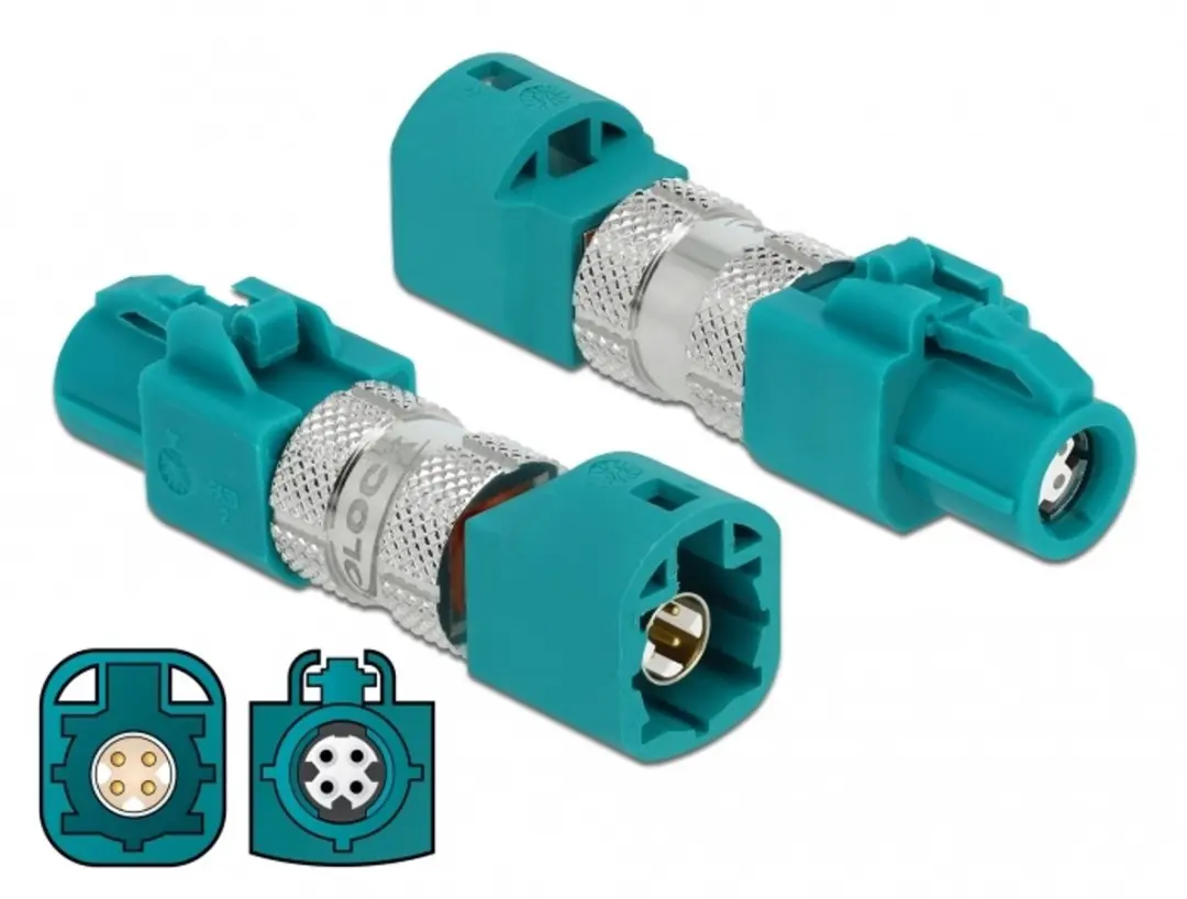 Delock HSD Z Adapter Blauw