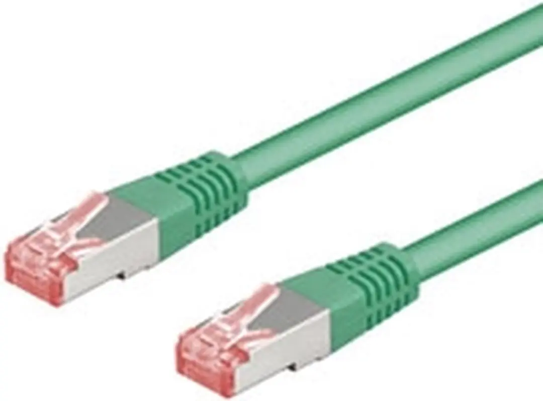 Goobay S/FTP CAT6 Netwerkkabel - 15m - Groen - 10 Stuks