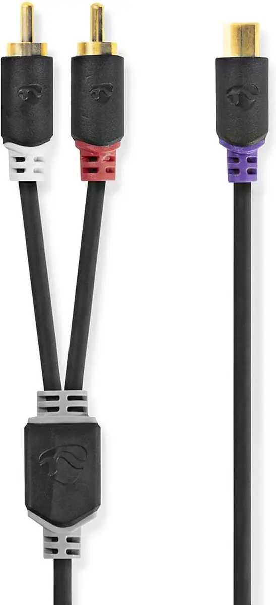 Nedis Stereo-Audiokabel RCA 0.20m