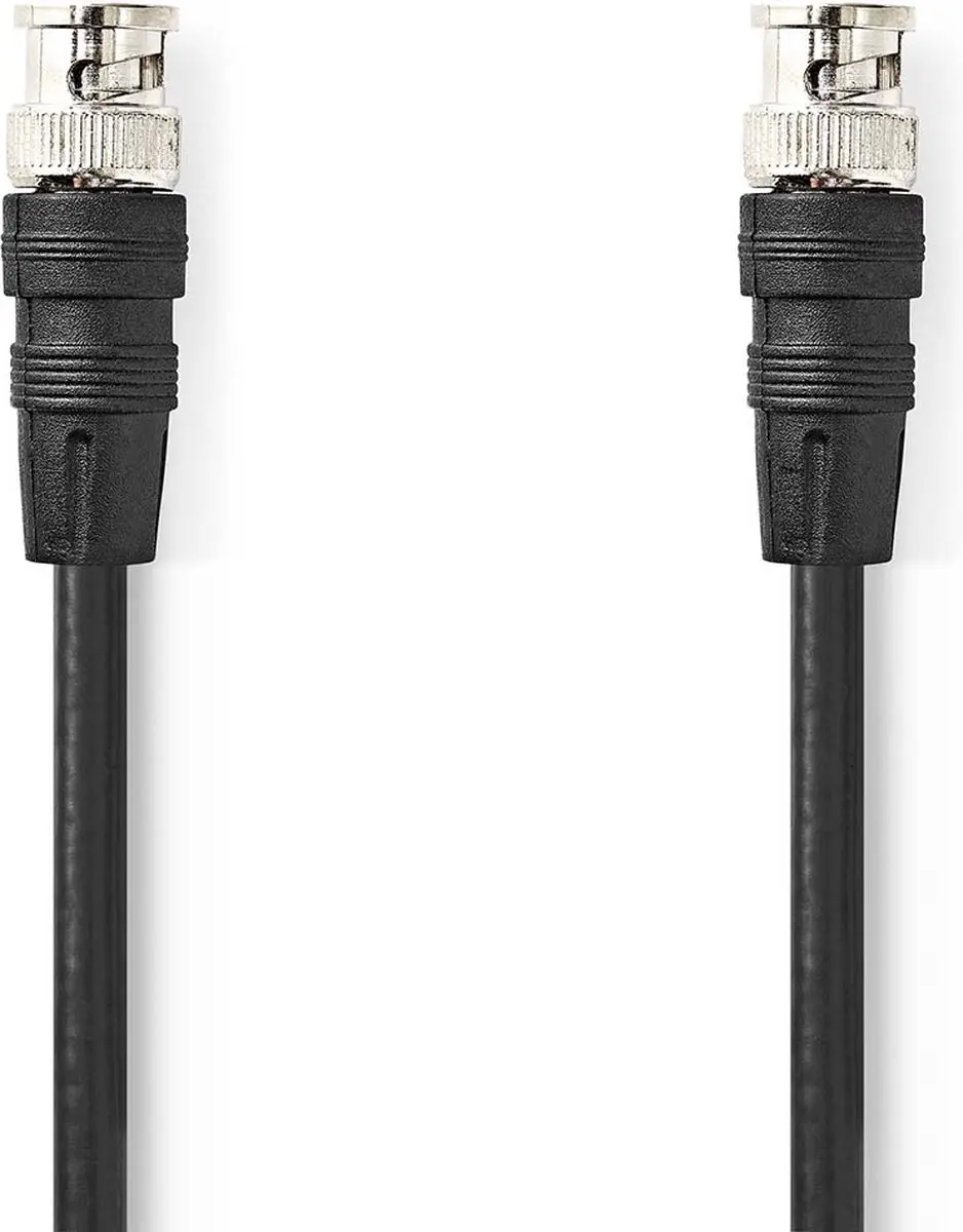 Nedis BNC-Videokabel CVGL01000BK20 - 2m - Zwart