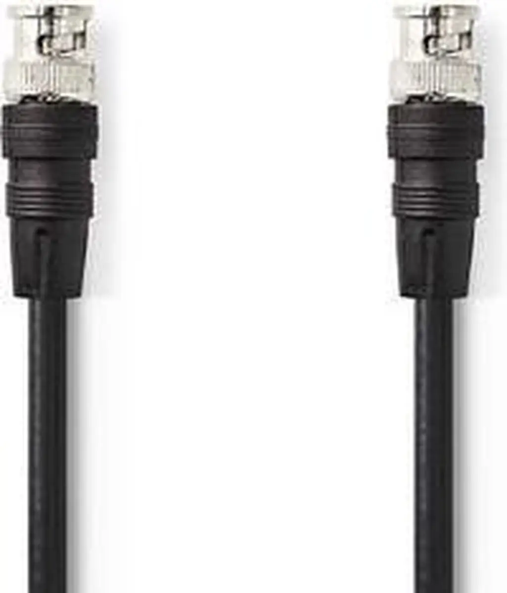 Nedis BNC-Videokabel CVGL01000BK20 - 2m - Zwart - afbeelding 6 van 6