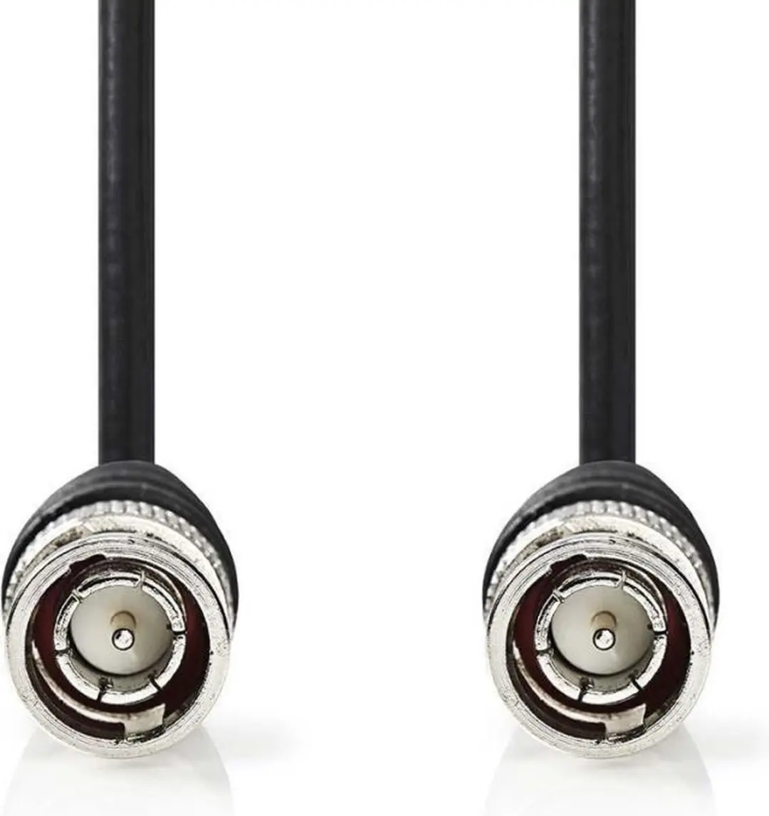 Nedis BNC-Videokabel CVGL01000BK20 - 2m - Zwart