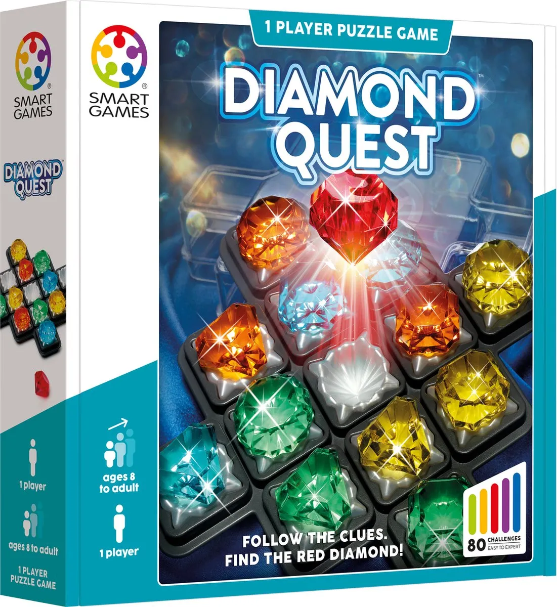 SmartGames Diamond Quest SG 093 Logica Puzzel - 80 Uitdagingen