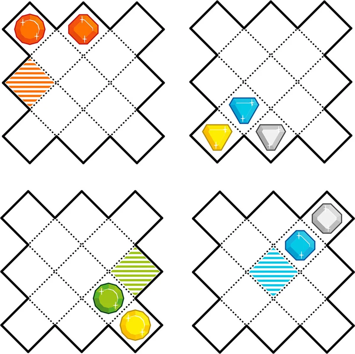 SmartGames Diamond Quest SG 093 Logica Puzzel - 80 Uitdagingen