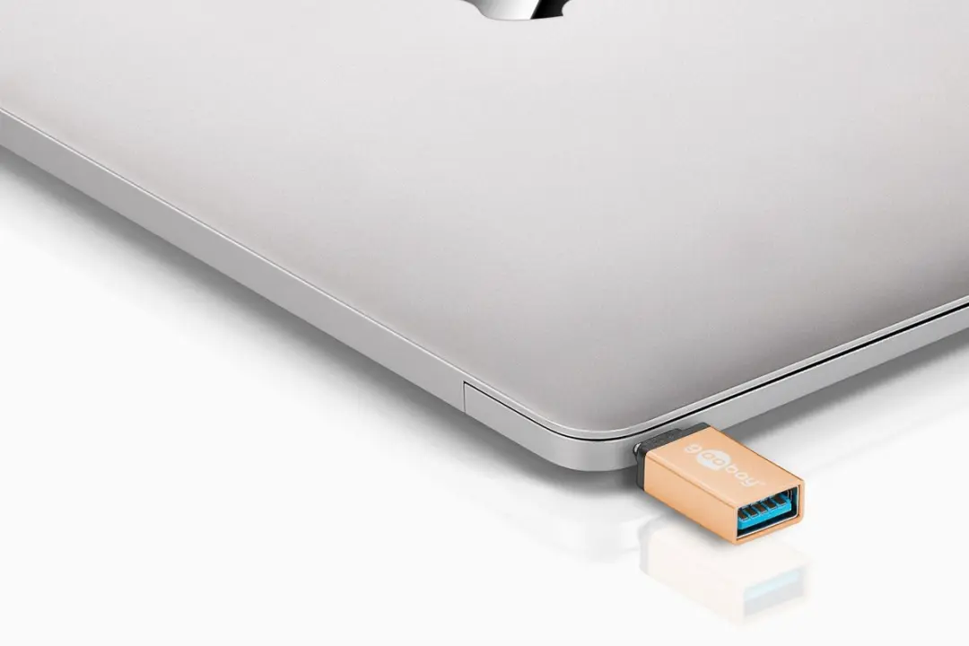 Goobay USB-C naar USB-A Adapter 3.0 - 10 Stuks - Goud