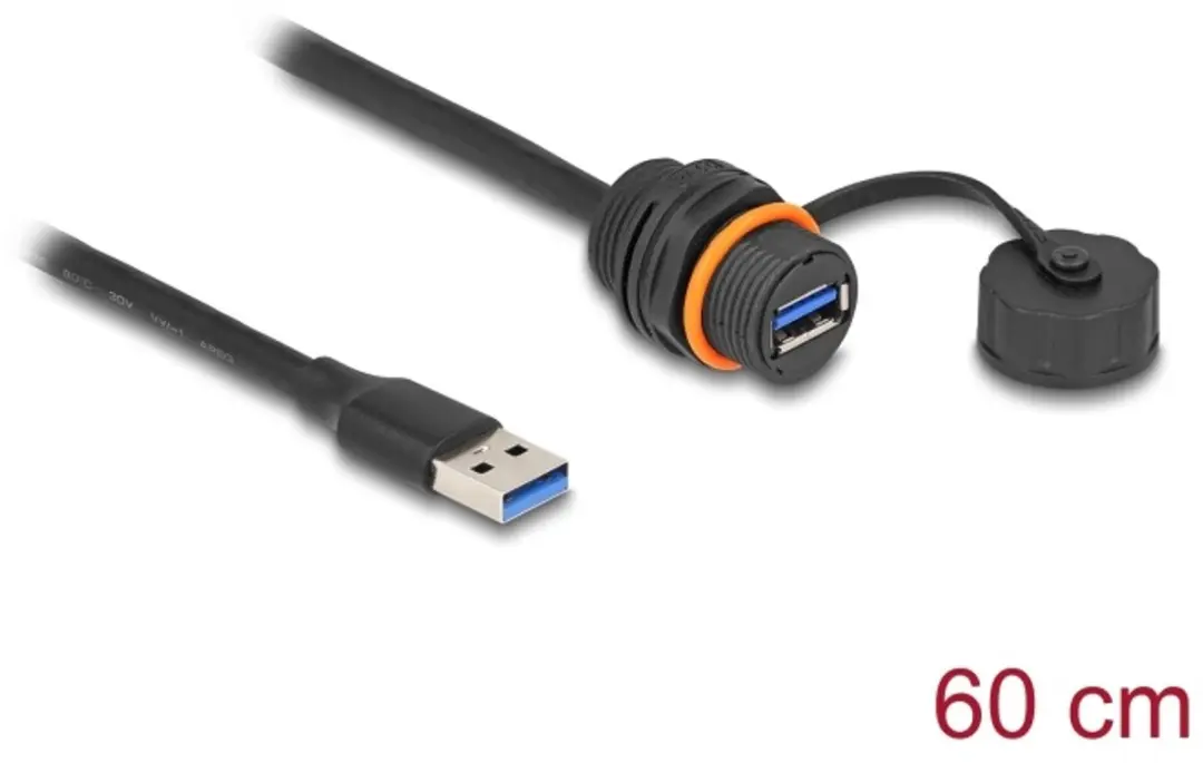Delock USB 5Gbps Type-A M20 60cm