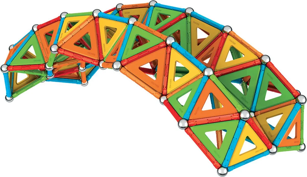 Geomag Super Colors Magnetische Panels - 388-delige set - Multikleur
