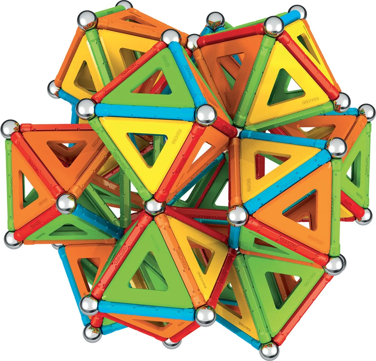 Geomag Super Colors Magnetische Panels - 388-delige set - Multikleur