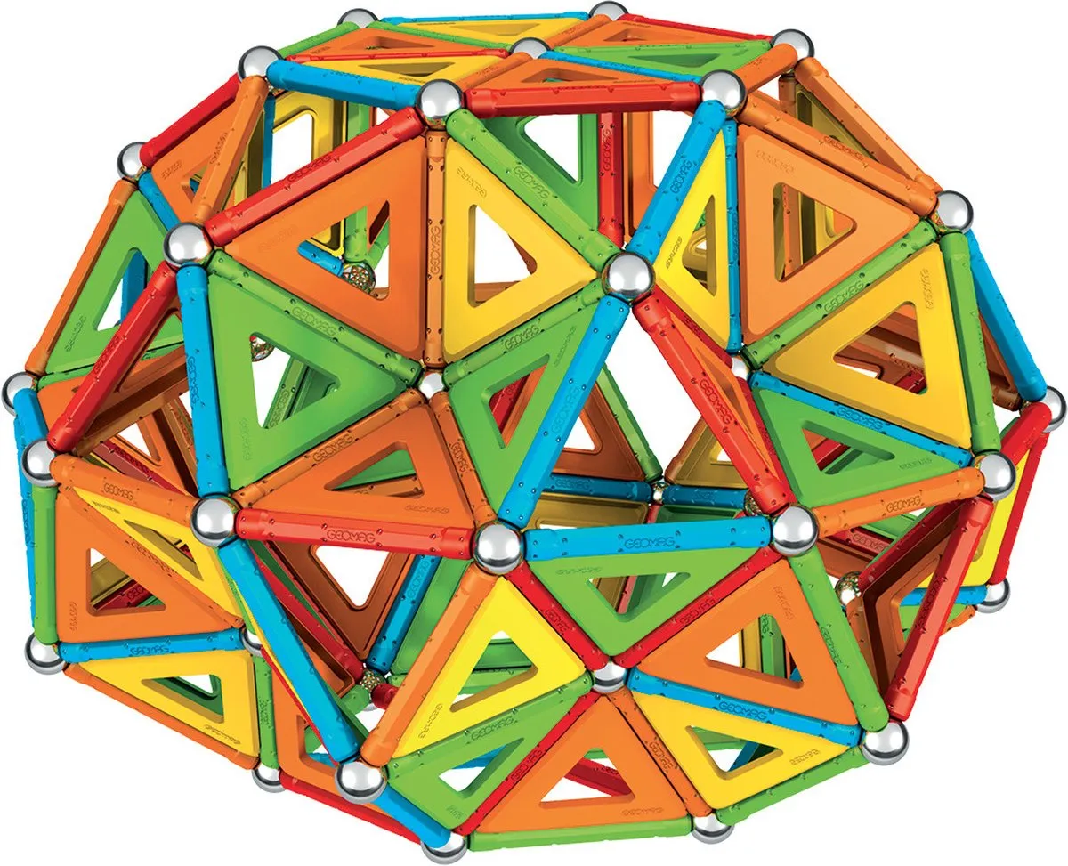 Geomag Super Colors Magnetische Panels - 388-delige set - Multikleur