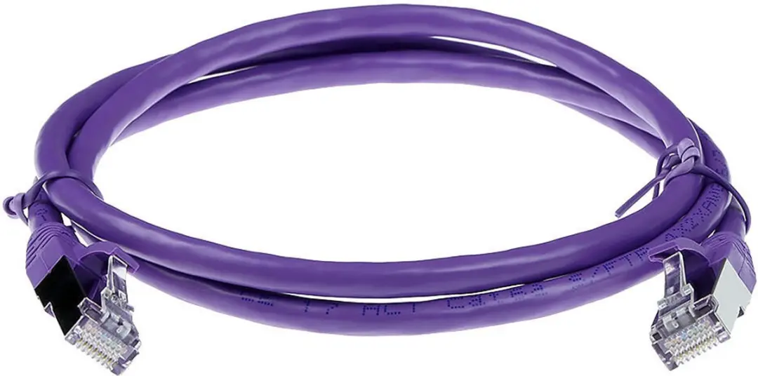ACT Paarse SFTP CAT6A Patchkabel 7m - FB2307