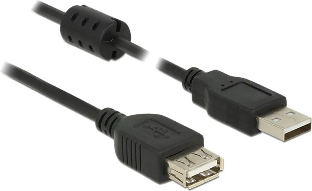 Delock USB 2.0 USB-A Kabel 3m - Zwart