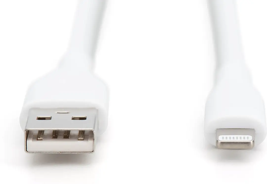 Digitus AK-600108-010-W Lightning-kabel 1m - Wit