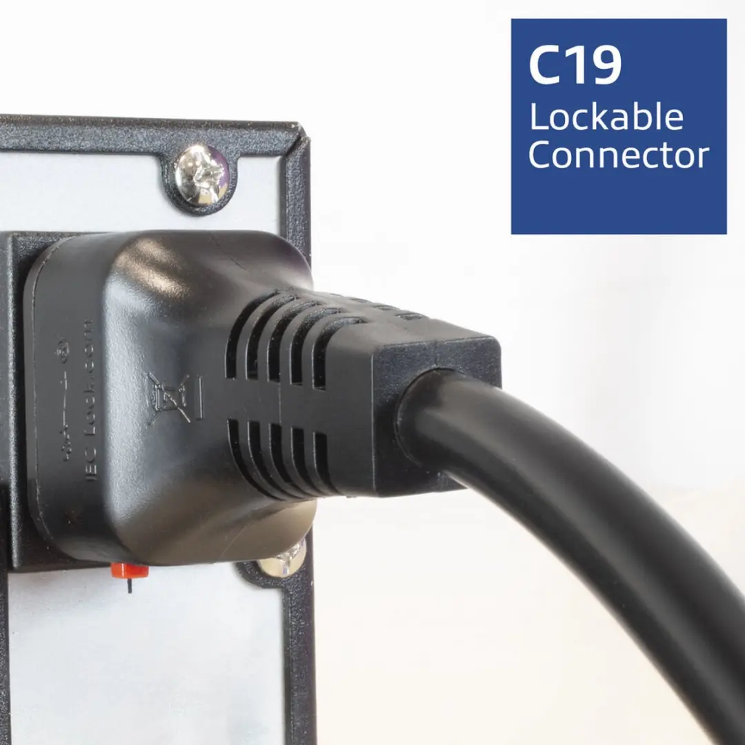 ACT PC3632 PL0001 Netsnoer C19-C20 1m - Zwart - afbeelding 6 van 6