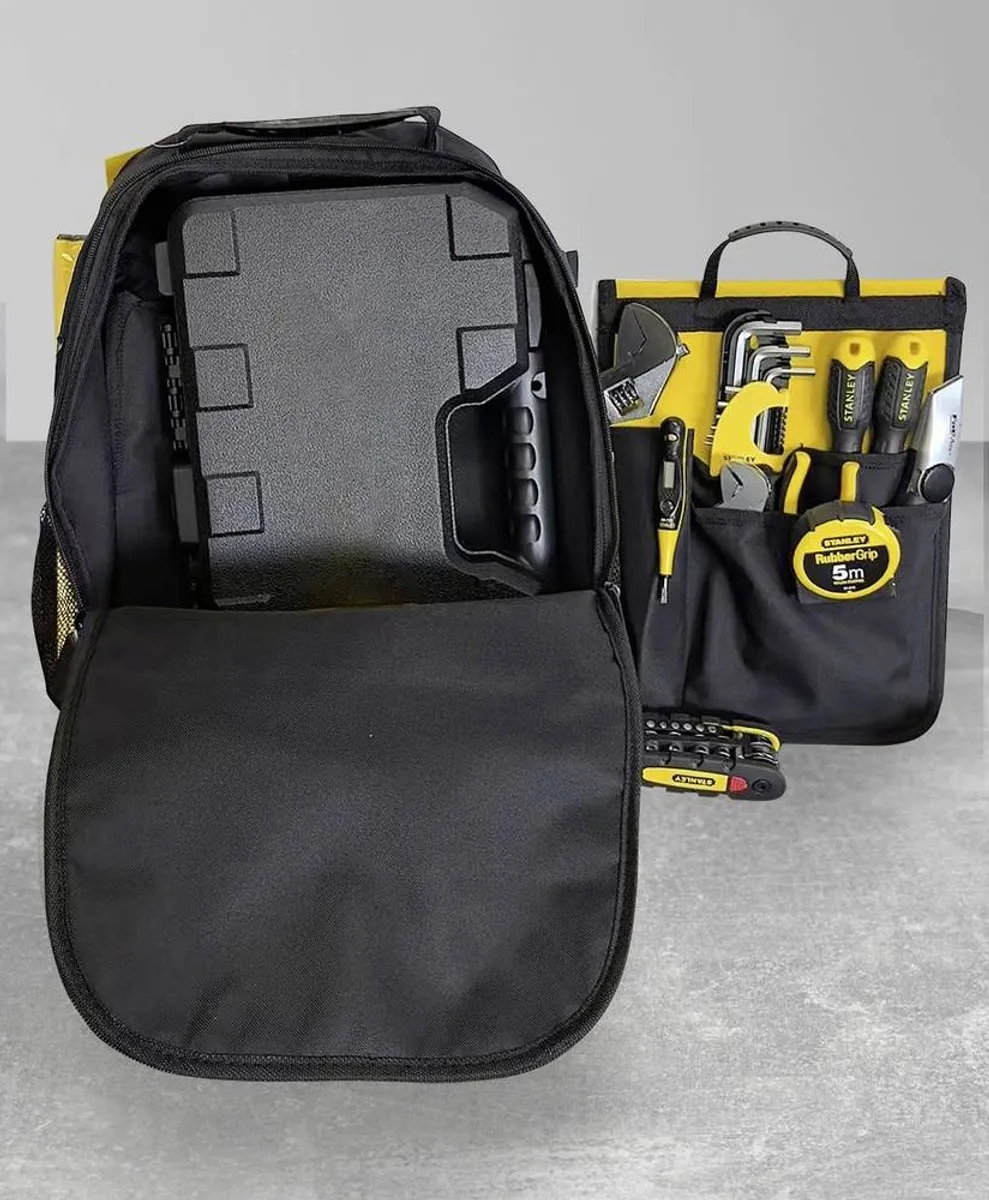 Stanley STST515155 Gereedschapsrugzak 36x46cm - Zwart/Geel