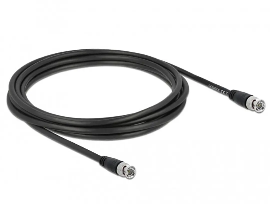 Delock BNC Kabel RG59 75 Ohm 3m - Zwart