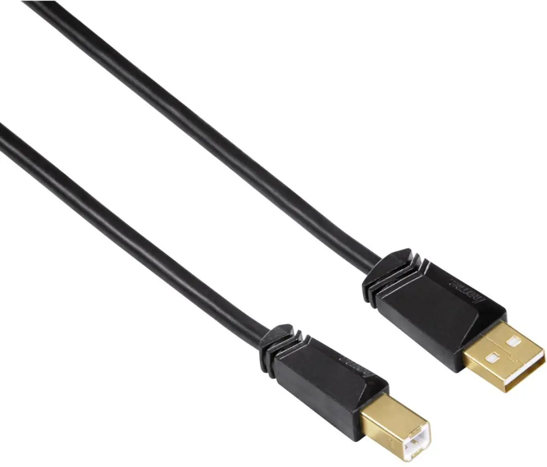 Hama 00125205 USB-kabel USB 2.0 3 m USB A USB B Zwart