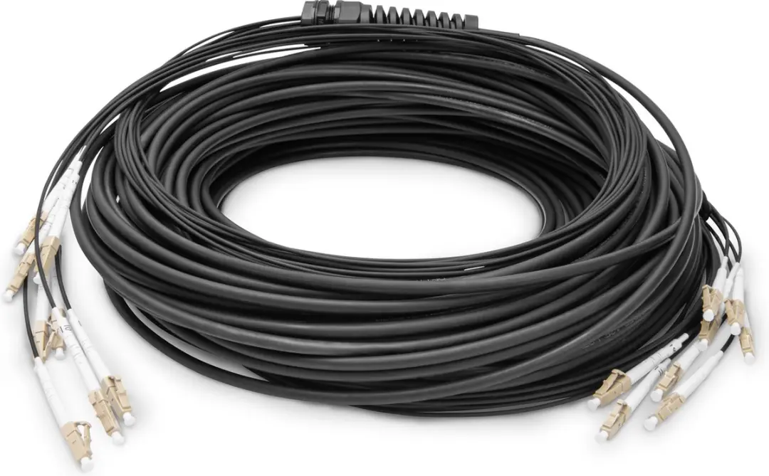 Digitus DK-24338U050BK-BBB InfiniBand Glasvezelkabel 50m - LC U-DQ(ZN) BH - Zwart
