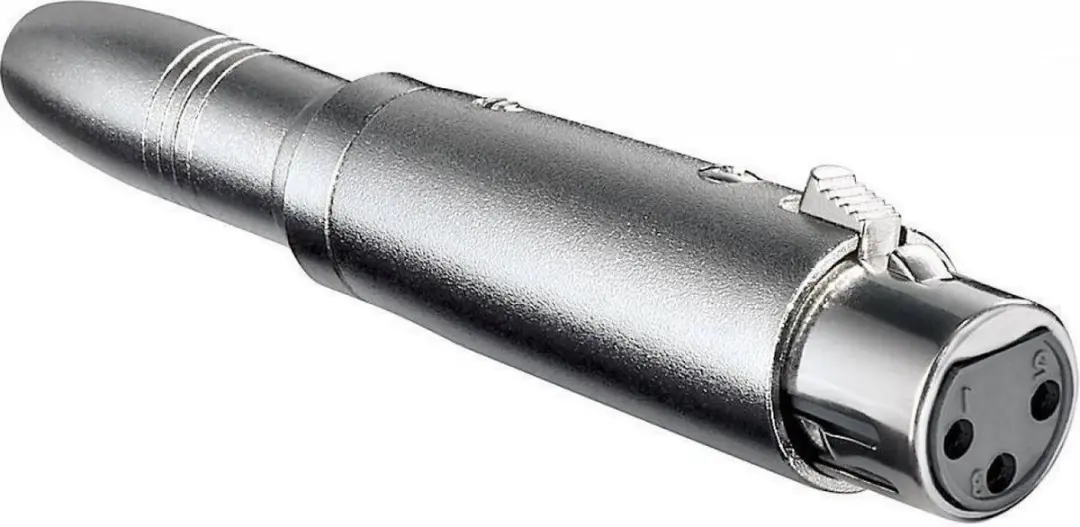 Goobay XLR naar 6,35mm Jack Mono Adapter
