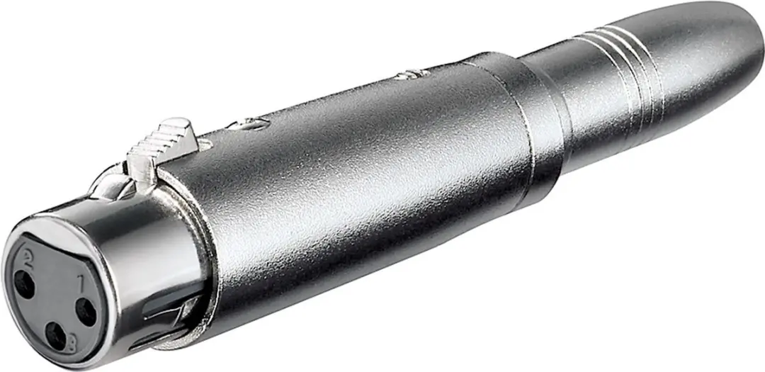 Goobay XLR naar 6,35mm Jack Mono Adapter