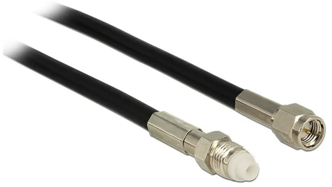 Delock SMA FME Kabel RG-58 50 Ohm 15m - Zwart