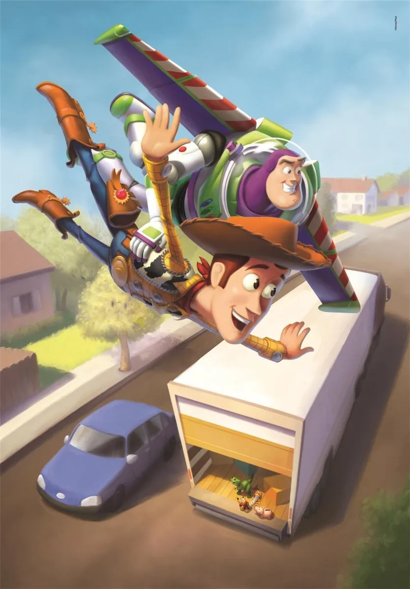 Clementoni Disney Toy Story Puzzle 1000 Stuks - 50x70cm