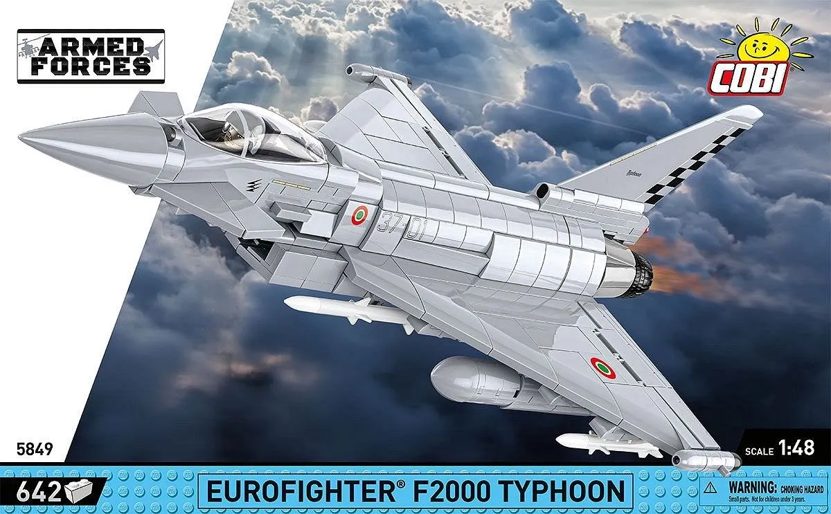 Cobi Eurofighter F2000 Typhoon Italië - 642 Stukken - Meerkleurig