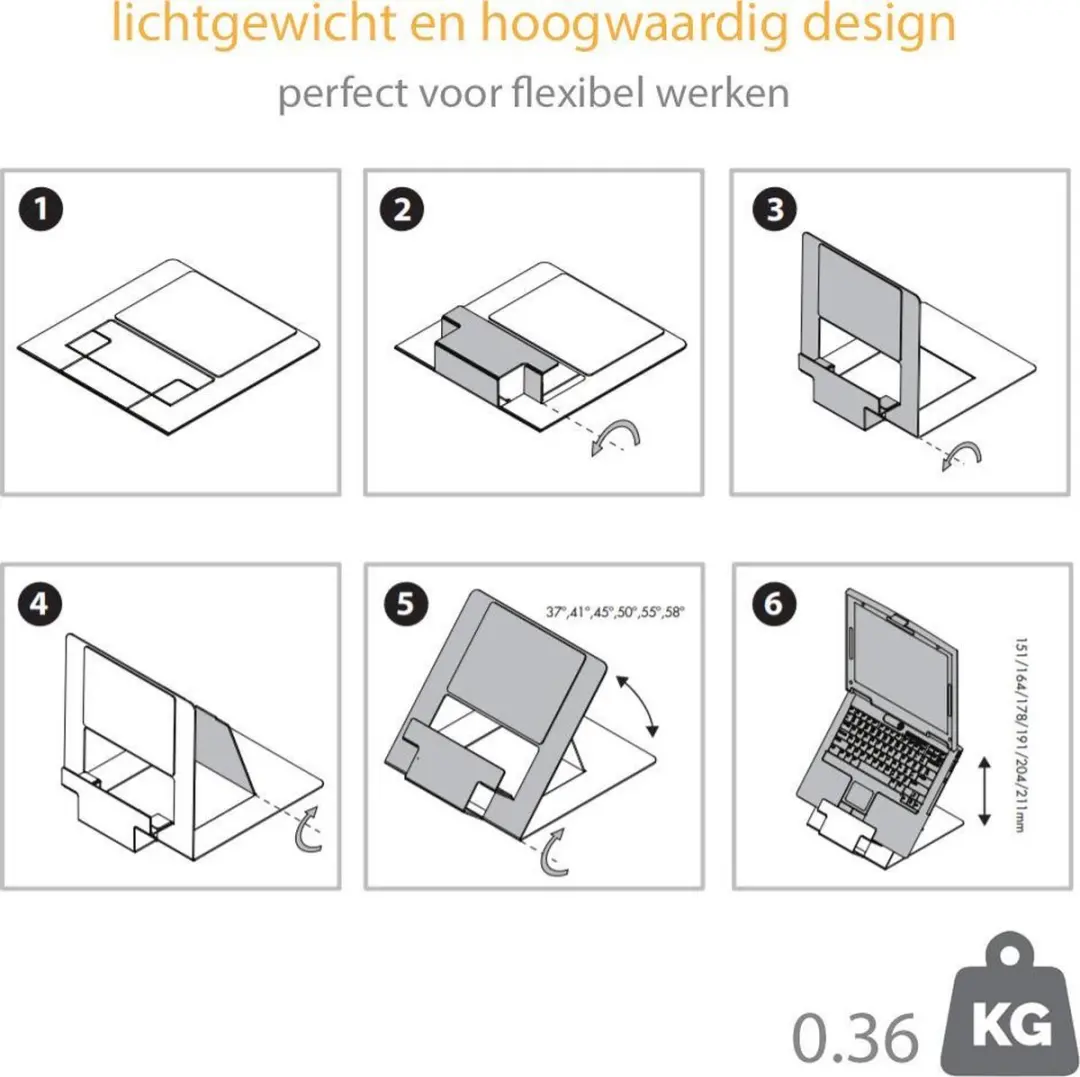 Fellowes Hylyft Laptopstandaard 5010501 - Zilver - 18 Inch