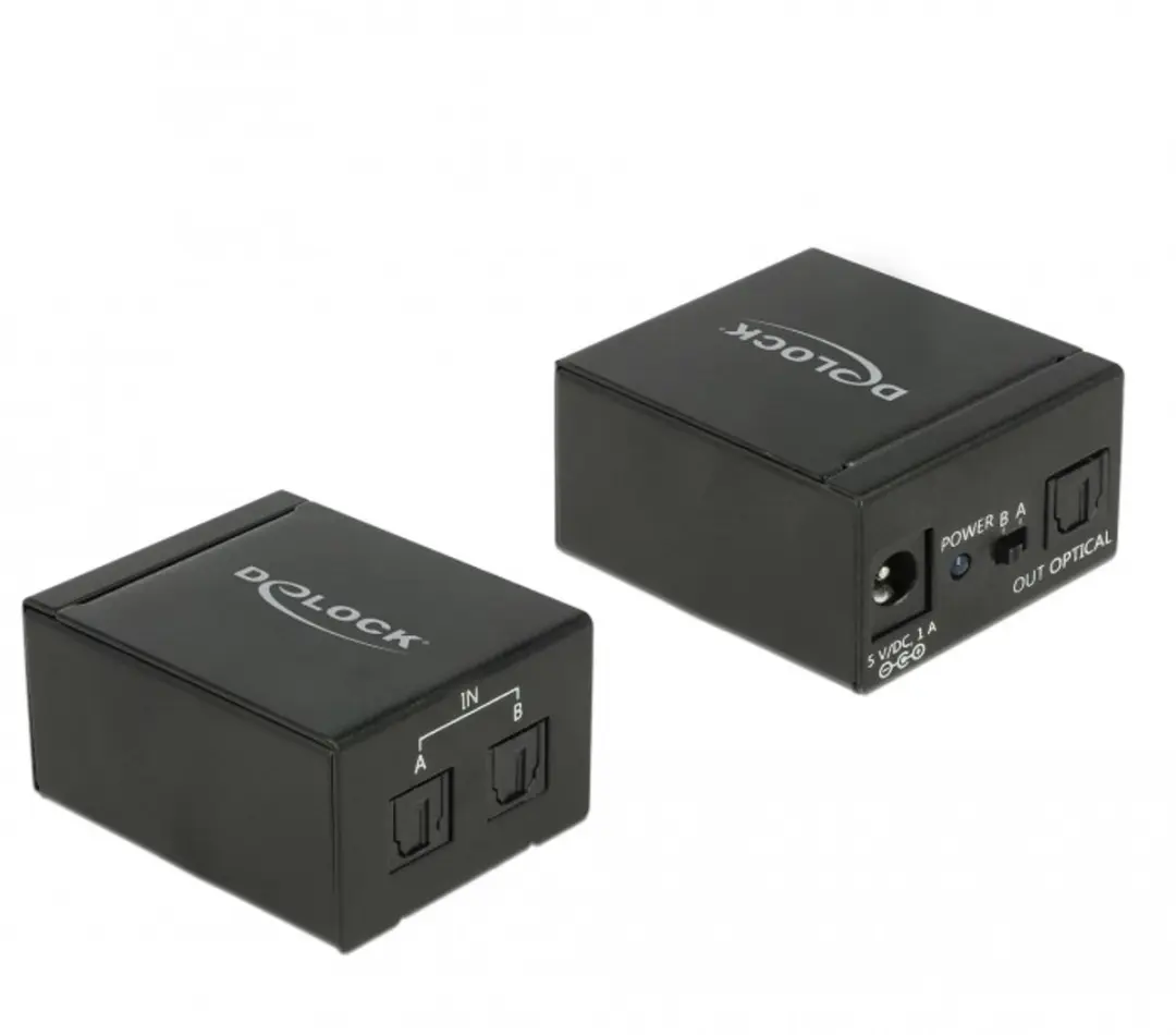 Delock Toslink Audio Schakelaar 2x1